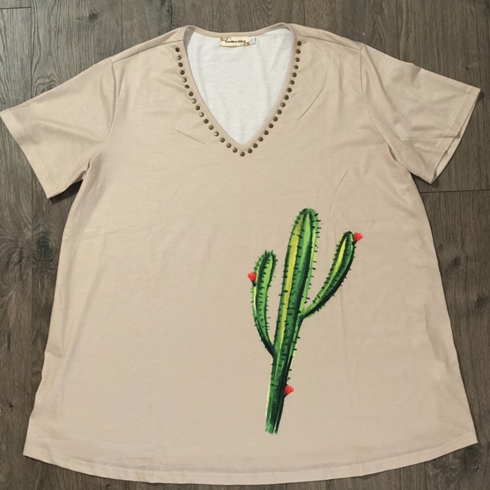 Cactus top plus size!